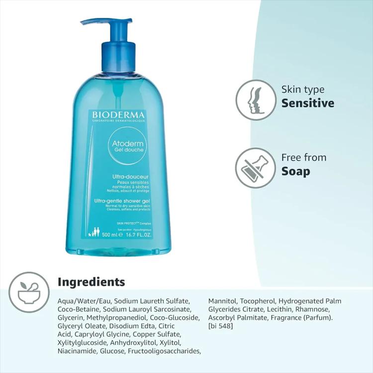Bioderma Atoderm Gel Douche - 500Ml