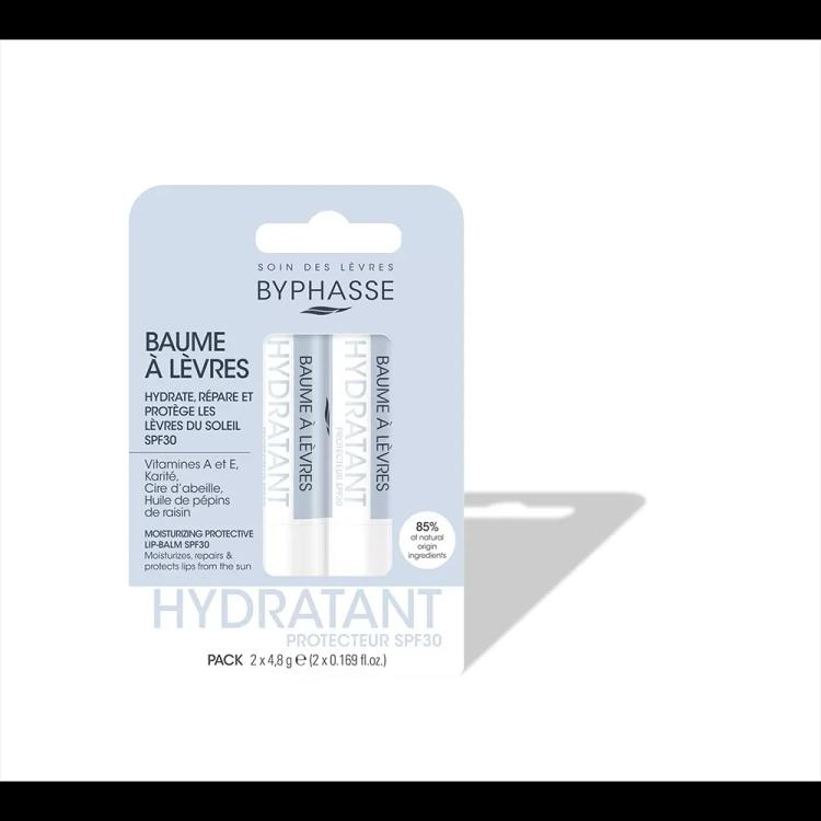 Byphasse Protection Lip-Balm Spf30 (2X4,8g)