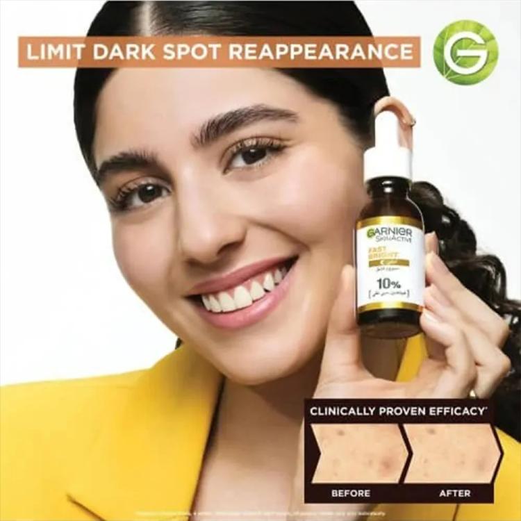 Garnier Skinactive Fast Bright Night Booster Serum - 30ml