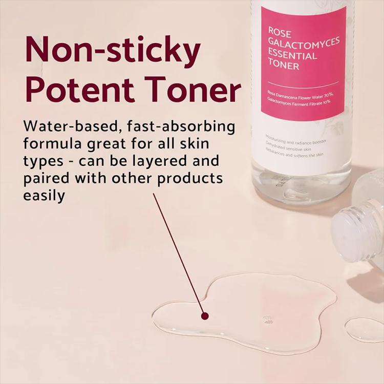 iUNIK Rose Galactomyces Essential Toner - 200 ml