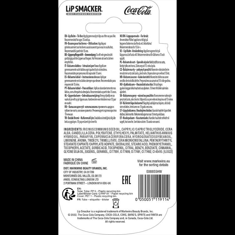 Lip Smacker Coca-cola Single Lip Balm - 4g