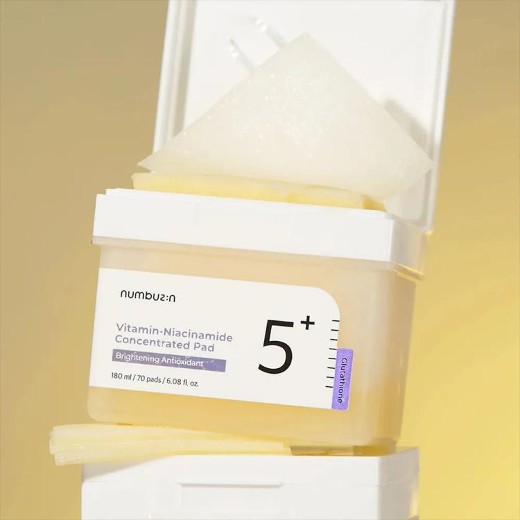 Numbuzin No.5+ Vitamin-Niacinamide Concentrated Pad - 70 pcs