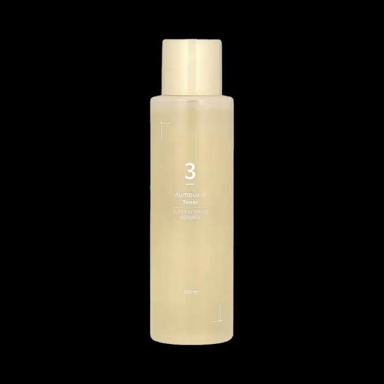 Numbuzin No.3 Super Glowing Essence Toner - 200 ml