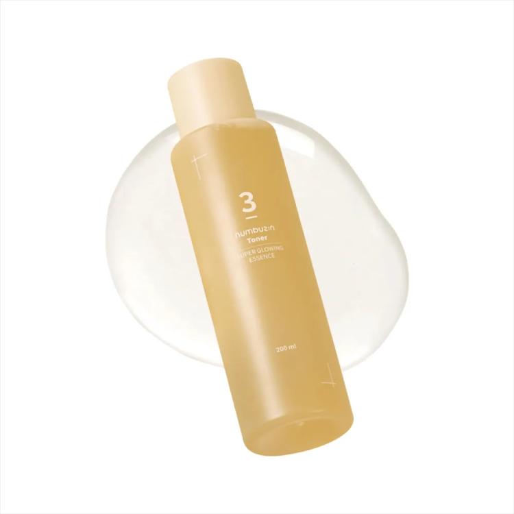 Numbuzin No.3 Super Glowing Essence Toner - 200 ml