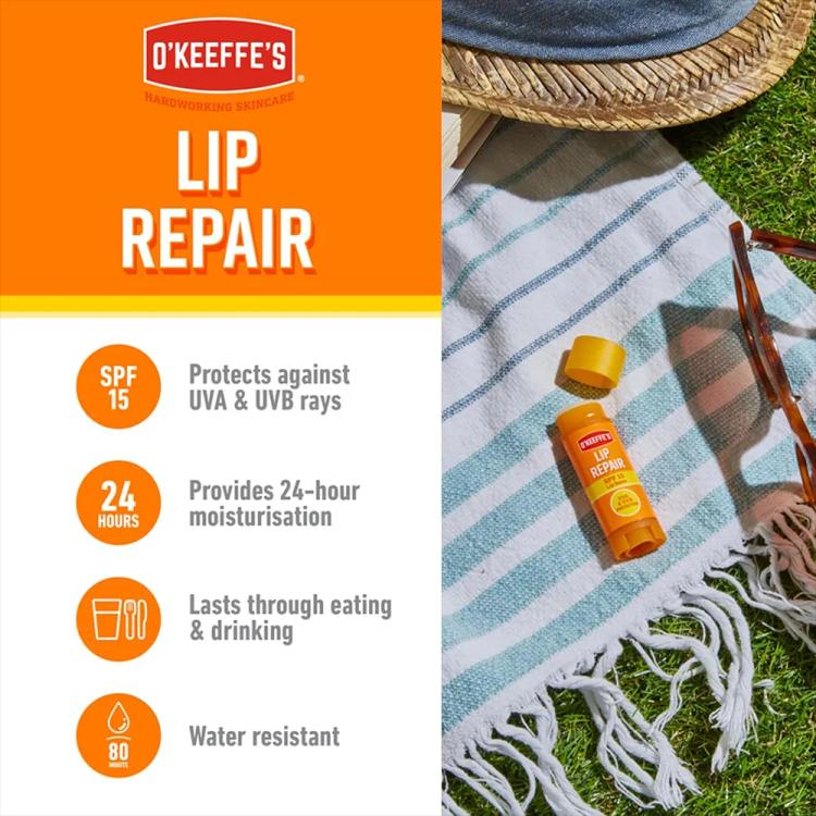O'Keeffe's Lip Repair Spf 15 Lip Balm 4.2g