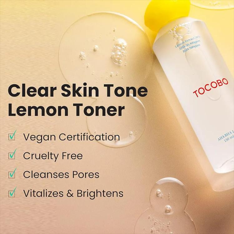 TOCOBO AHA BHA Lemon Toner - 150 ml