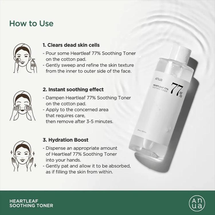 Anua Heartleaf 77% Soothing Toner