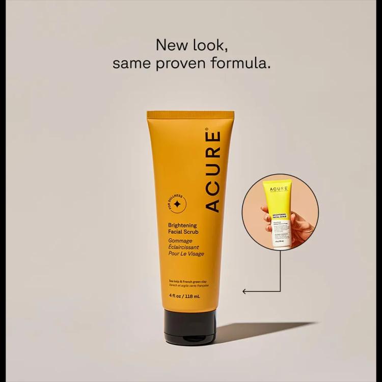ACURE Brightening Facial Scrub - 118 ml