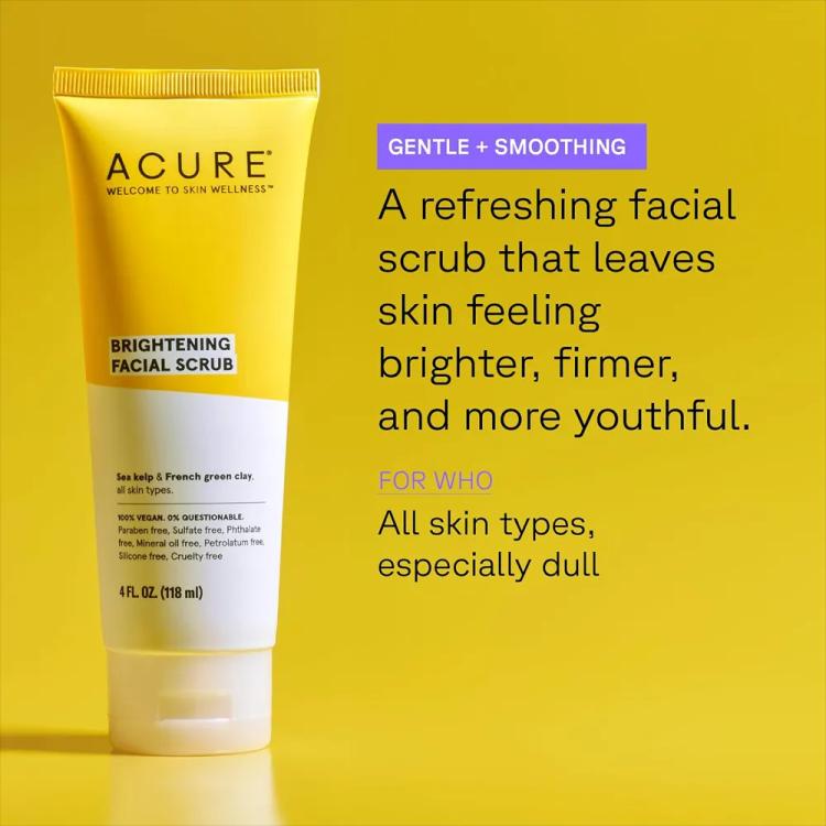 ACURE Brightening Facial Scrub - 118 ml
