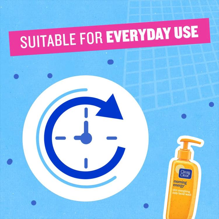 Clean & Clear Morning Energy Skin Energising Daily Facial Wash - 150 ml