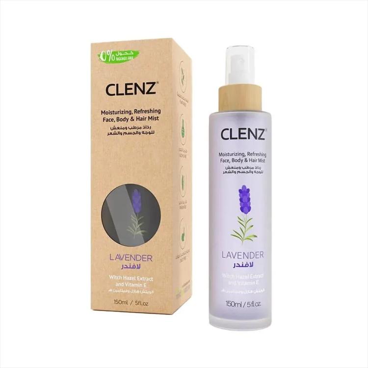 CLENZ Witch Hazel Face Hair & Body Mist Lavender - 150 ml