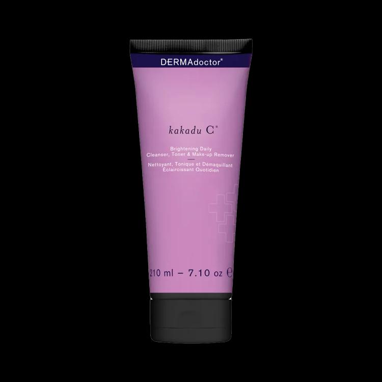 DERMAdoctor Kakadu C Brightening Daily Cleanser, Toner & Makeup Remover - 210 ml