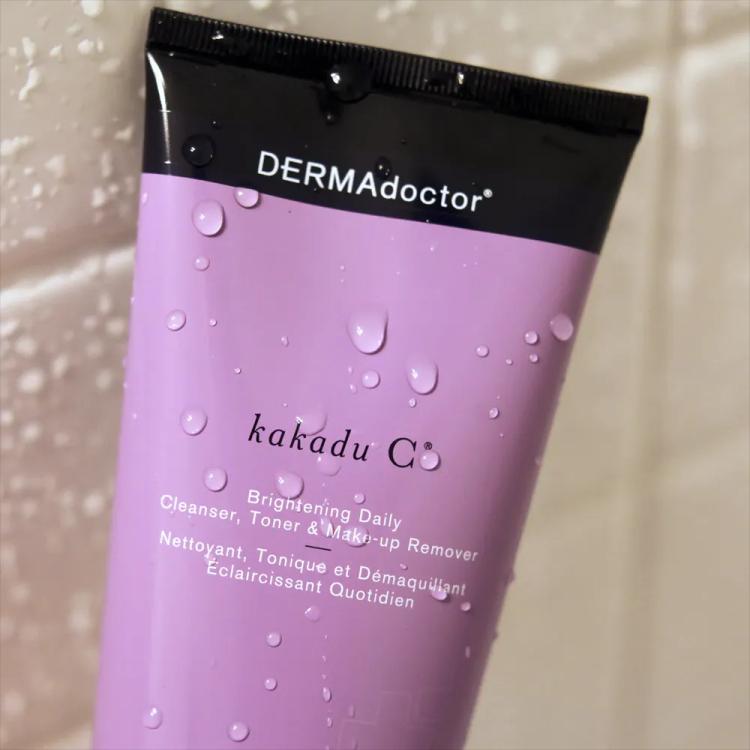 DERMAdoctor Kakadu C Brightening Daily Cleanser, Toner & Makeup Remover - 210 ml