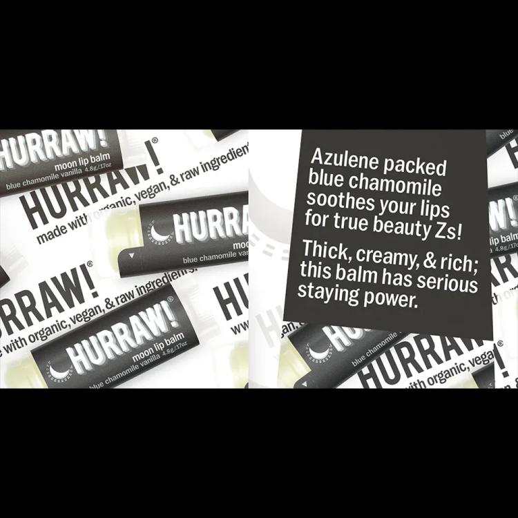 Hurraw! Moon Lip Balm - Blue Chamomile Vanilla (4.8 g)