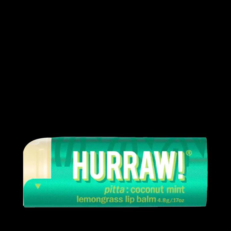 Hurraw! Pitta Lip Balm - Coconut Mint Lemongrass (4.8 g)