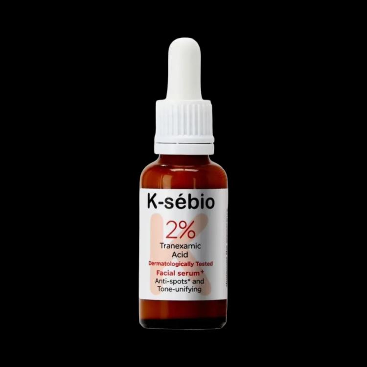 K-Sebio 2% Tranexamic Acid Facial Serum for Skin Tone Unification and Anti-Blemish Spots and Pigmentation - 30 ml