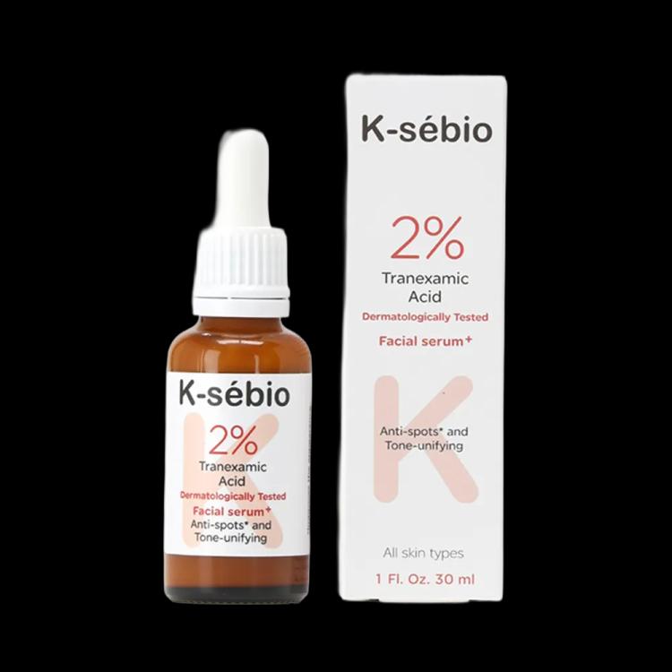 K-Sebio 2% Tranexamic Acid Facial Serum for Skin Tone Unification and Anti-Blemish Spots and Pigmentation - 30 ml
