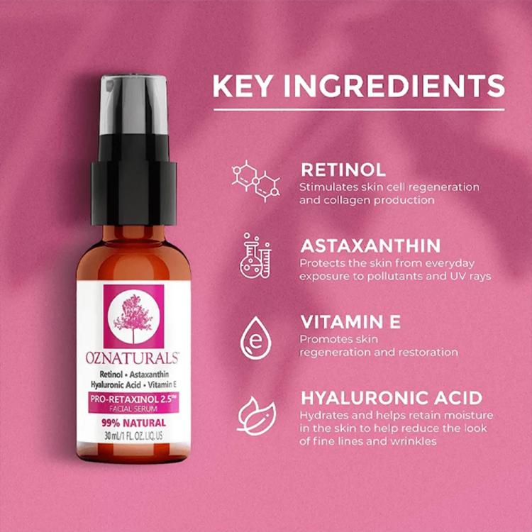 OZNaturals Pro-Retaxinol 2.5 Facial Serum - 30 ml