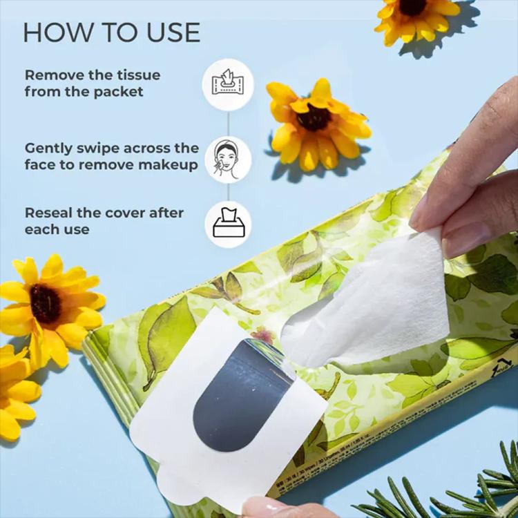 The Face Shop Herb Day Cleansing Wipes - 20 pcs