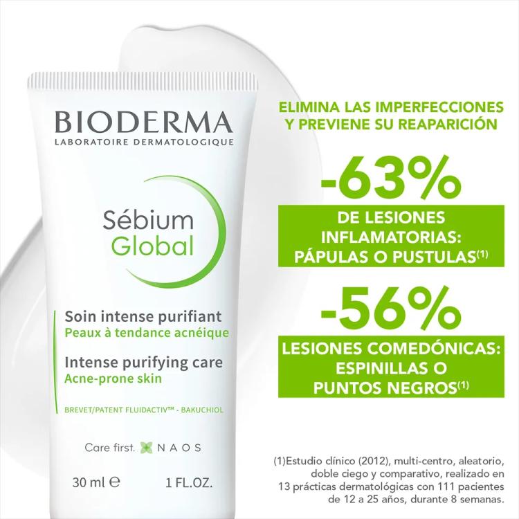Bioderma Sebium Global Intense Purifying Care Moisturizer - 30 ml
