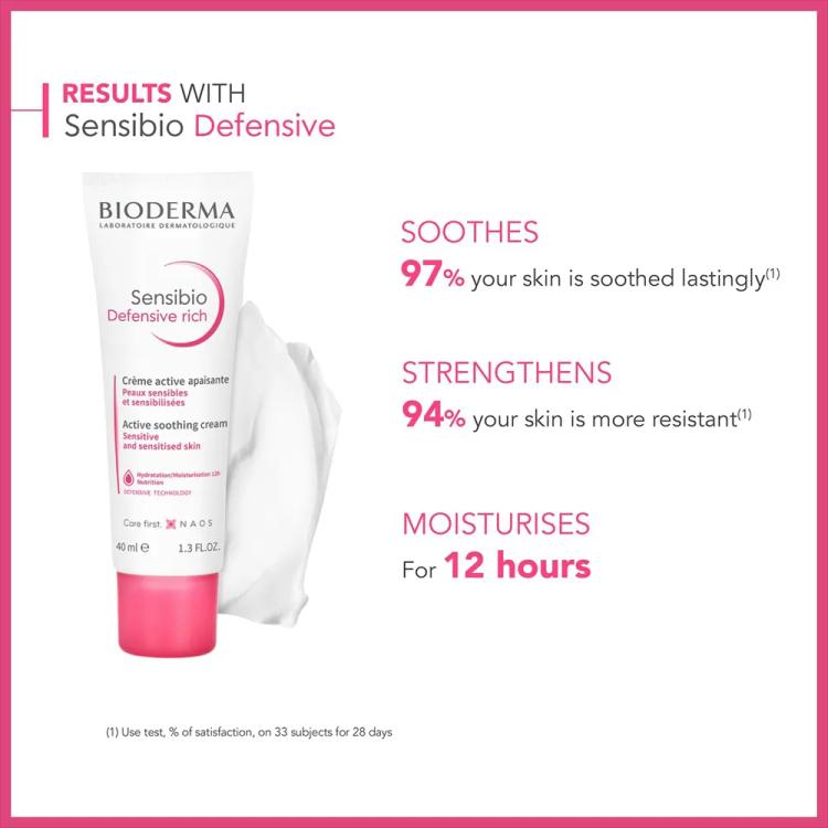 Bioderma Sensibio Defensive Rich Active Soothing Cream - 40 ml 