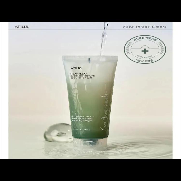 Anua Heartleaf Succinic Moisture Cleansing Foam - 25 ml