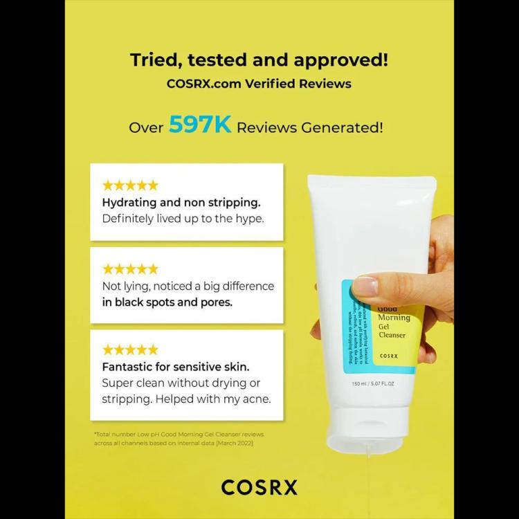 COSRX Low Ph Good Morning Gel Cleanser - 50 ml