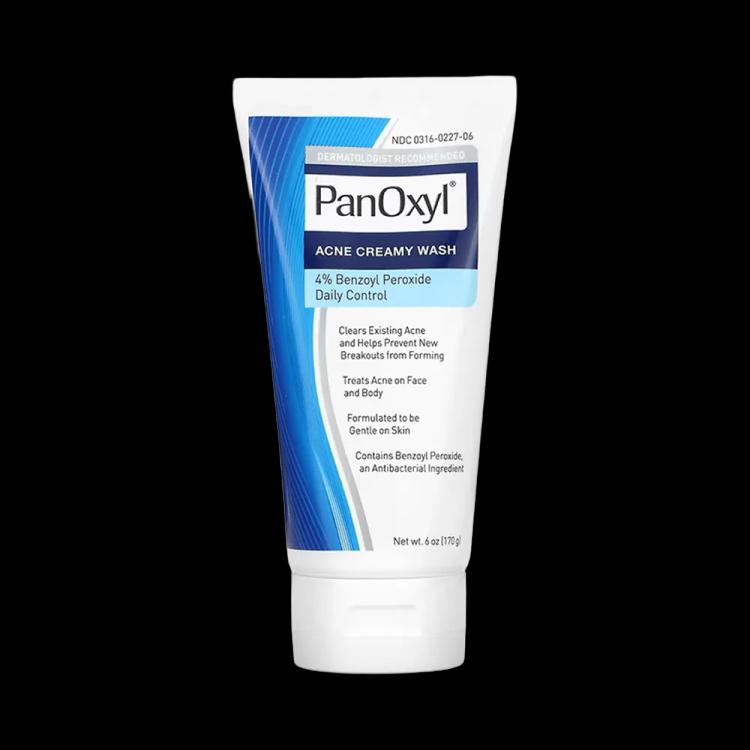 PanOxyl Acne Creamy Wash 4% Benzoyl Peroxide Daily Control - 170 g