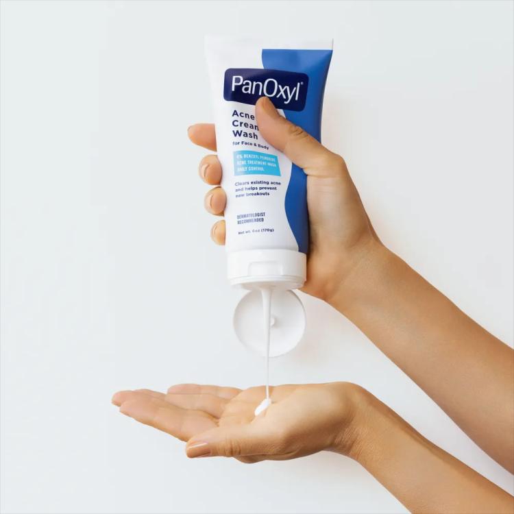 PanOxyl Acne Creamy Wash 4% Benzoyl Peroxide Daily Control - 170 g