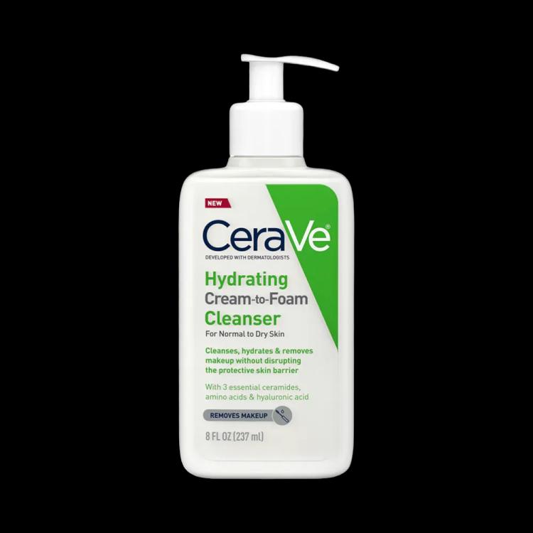 CeraVe Hydrating Cream-to-Foam Cleanser