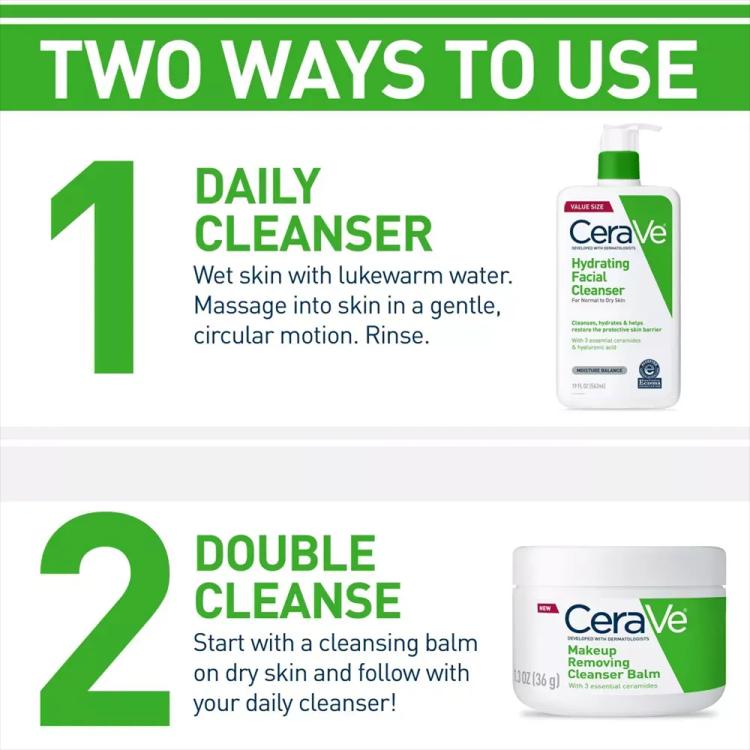 CeraVe Hydrating Facial Cleanser - 473 ml