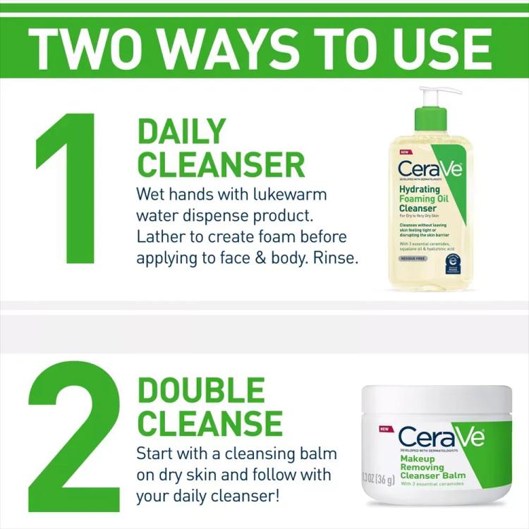 CeraVe Hydrating Foaming Oil Cleanser - 473 ml