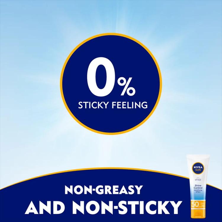 Nivea Sun UV Face Shine Control Cream SPF 50 - 50 ml