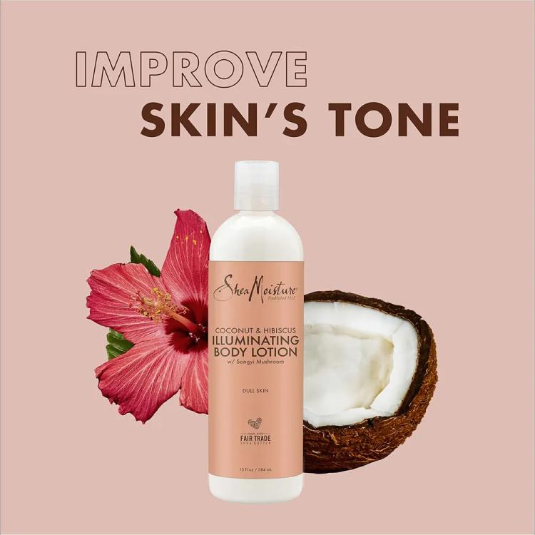 Shea Moisture Coconut & Hibiscus Body Lotion - 384 ml