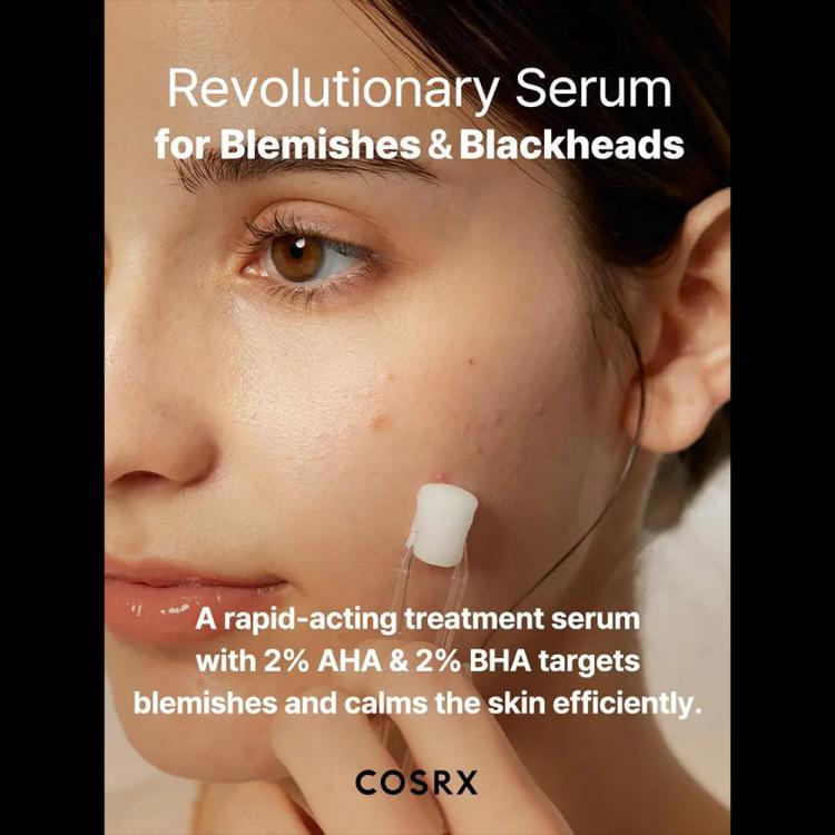 Cosrx The AHA 2 BHA 2 Blemish Treatment Serum - 50 g (30+ cotton balls per serum)