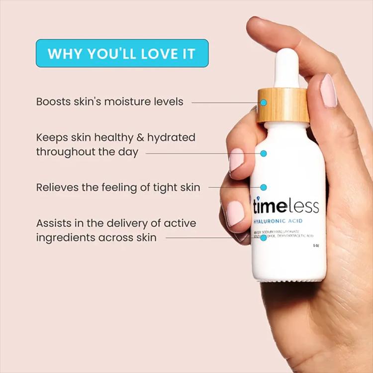 Timeless Hyaluronic Acid 100 % Pure Serum - 30 ml