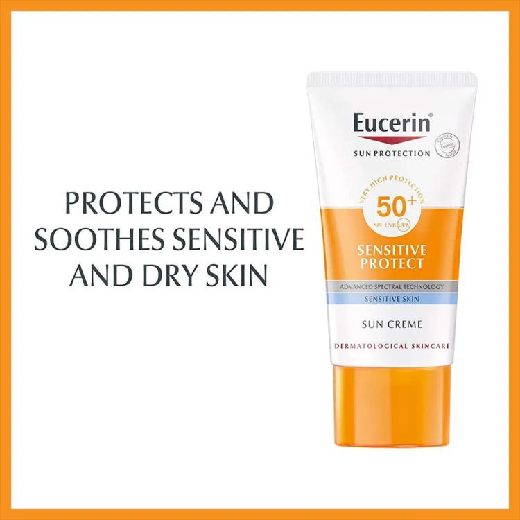 Eucerin Sun Face Sensitive Protect Cream SPF 50+ - 50 ml