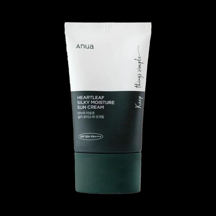 Anua Heartleaf Silky Moisture Sun Cream SPF 50+ PA++++ - 50 ml