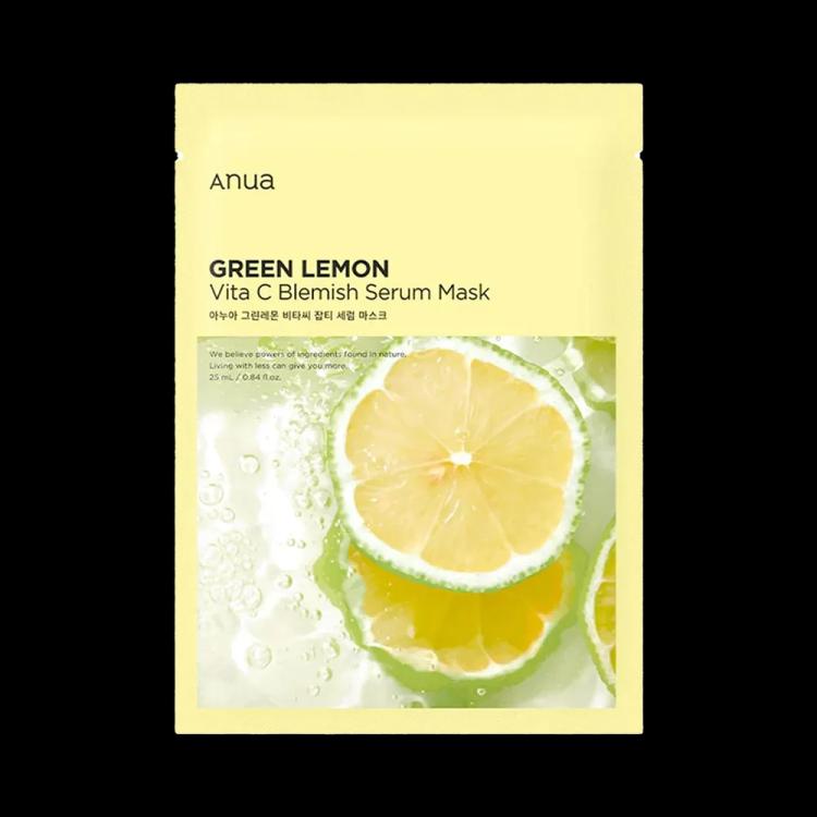 Anua Green Lemon Vita C Blemish Serum Mask - 25 ml
