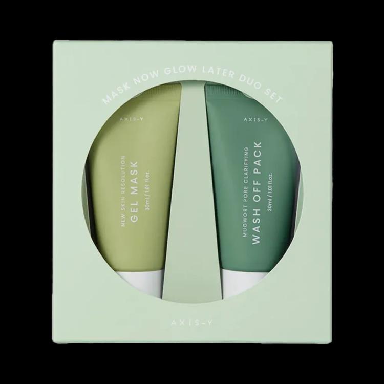AXIS-Y Mask Now Glow Later Duo Gift Set - (30 ml X 2 pcs)
