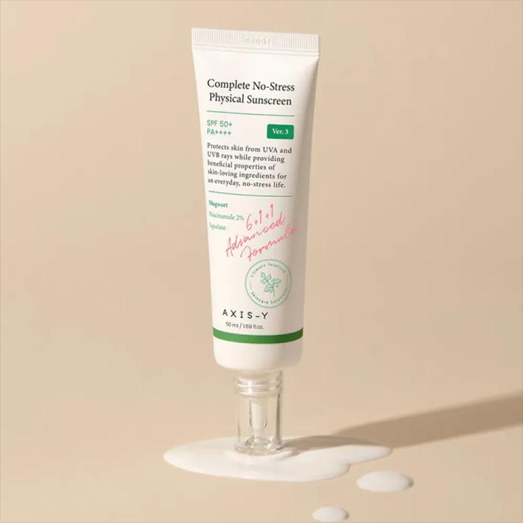 AXIS-Y Complete No-Stress Physical Sunscreen V.3 SPF 50 PA++++ - 50 ml
