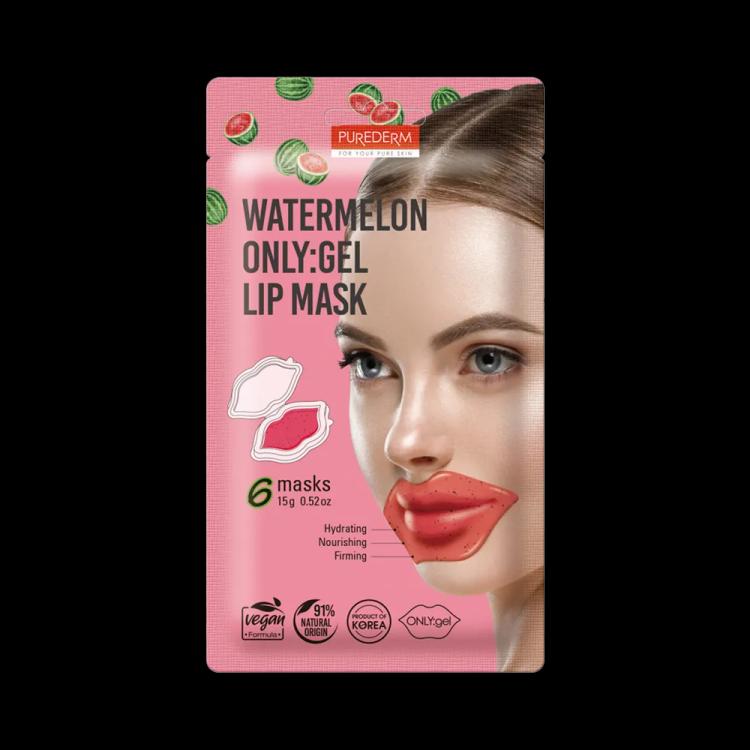 PUREDERM Only:Gel Lip Mask - Watermelon