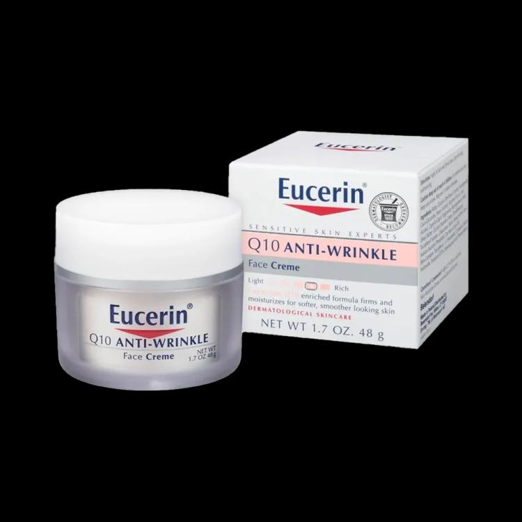 Eucerin Q10 Anti-Wrinkle Sensitive Skin Face Creme - 48 g