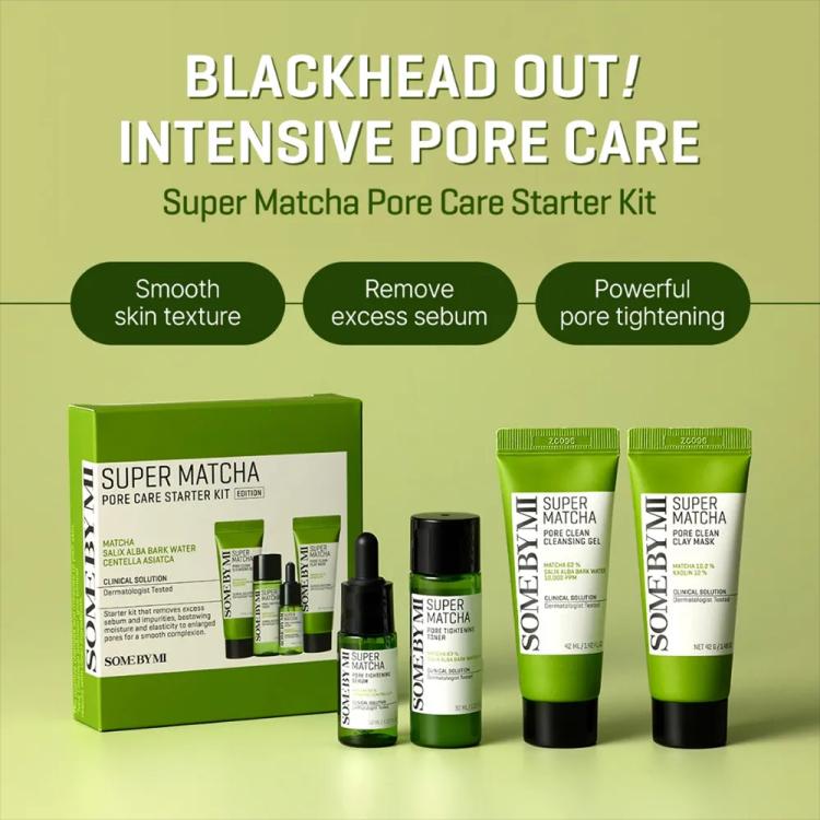Some By Mi Super Matcha Pore Care Starter Kit
 - 4 pcs