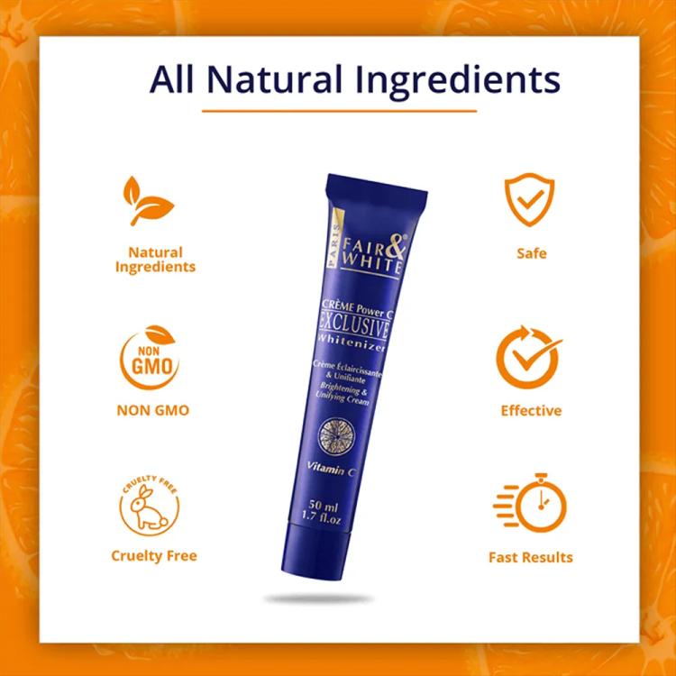 Fair & White Exclusive Cream With Vitamin C - 50 ml