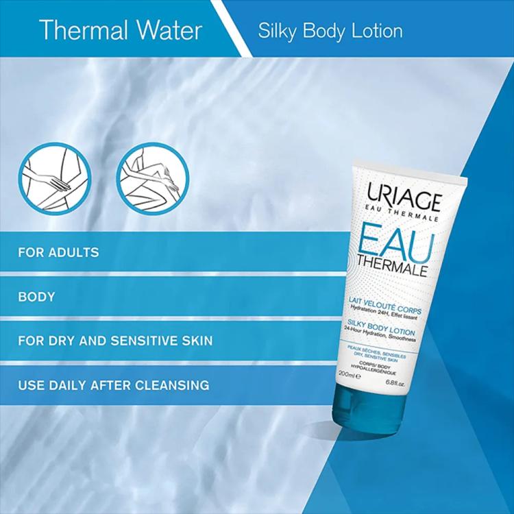 Uriage Eau Thermale Silky Body Lotion - 200 ml