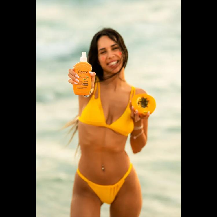 Carrot Sun Papaya Tanning Oil Spray - 200 ml