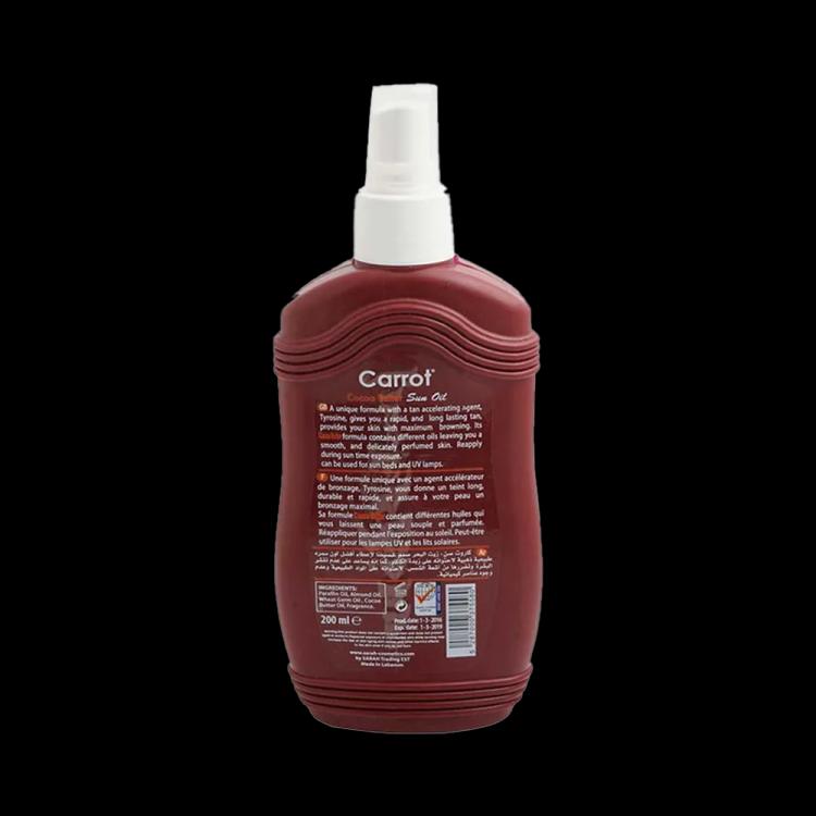 Carrot Sun Cocoa Butter Tanning Oil Spray - 200 ml