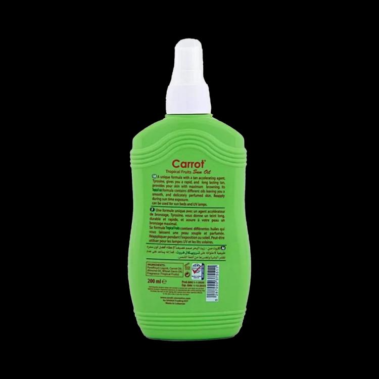 Carrot Sun Tropical Fruit Oil Spray - 200 ml