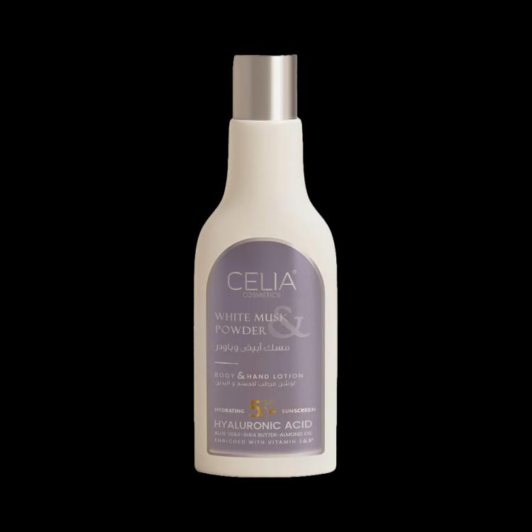 Celia Cosmetics White Musk & Powder Moisturizing Lotion - 200 ml